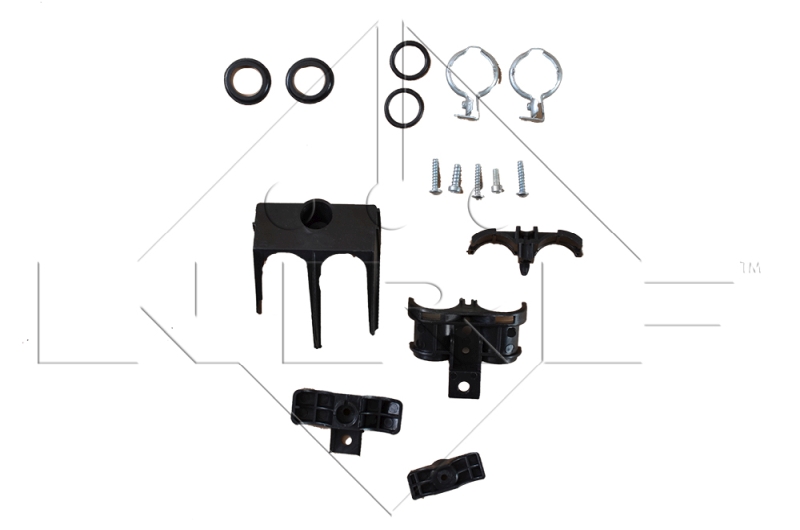 Теплообмінник, система опалення салону 54208 NRF #5
