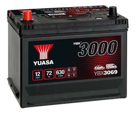 Стартерная аккумуляторная батарея   YBX3069   YUASA