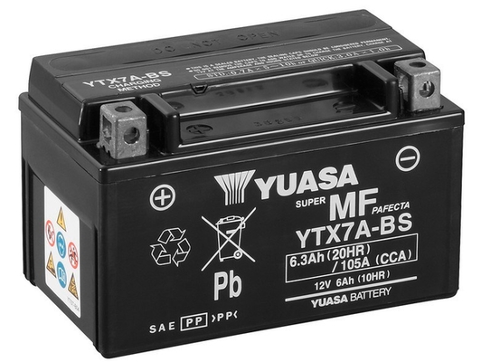 Стартерний акумулятор   YTX7A-BS   YUASA