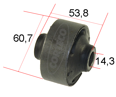 Опора, важіль підвіски 49363559 CORTECO #1