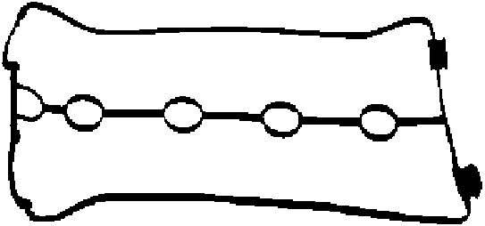 Ущільнення, кришка голівки циліндра   440001P   CORTECO