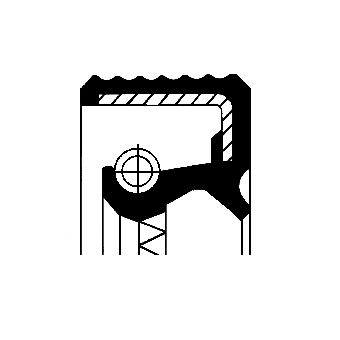 Уплотняющее кольцо, дифференциал   01035161B   CORTECO