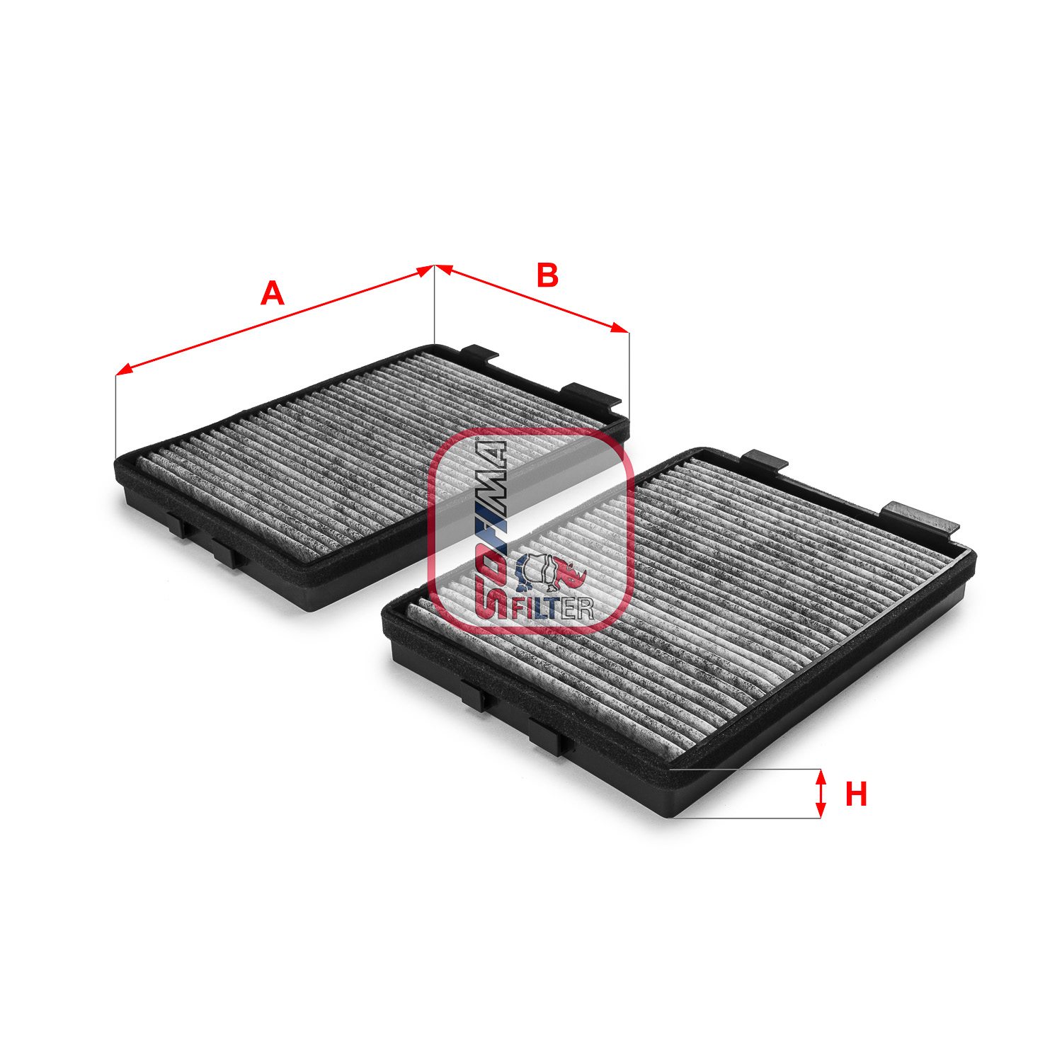 Фільтр, повітря у салоні   S 4108 CA   SOFIMA