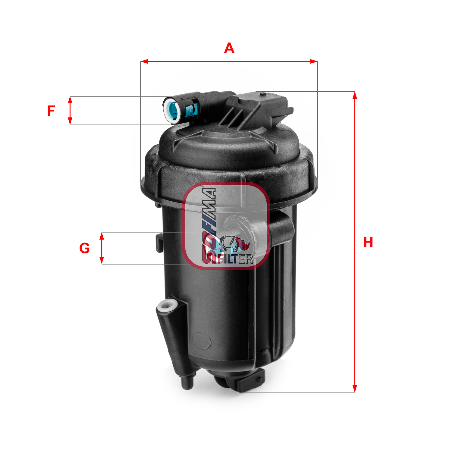 Топливный фильтр   S 5163 GC   SOFIMA