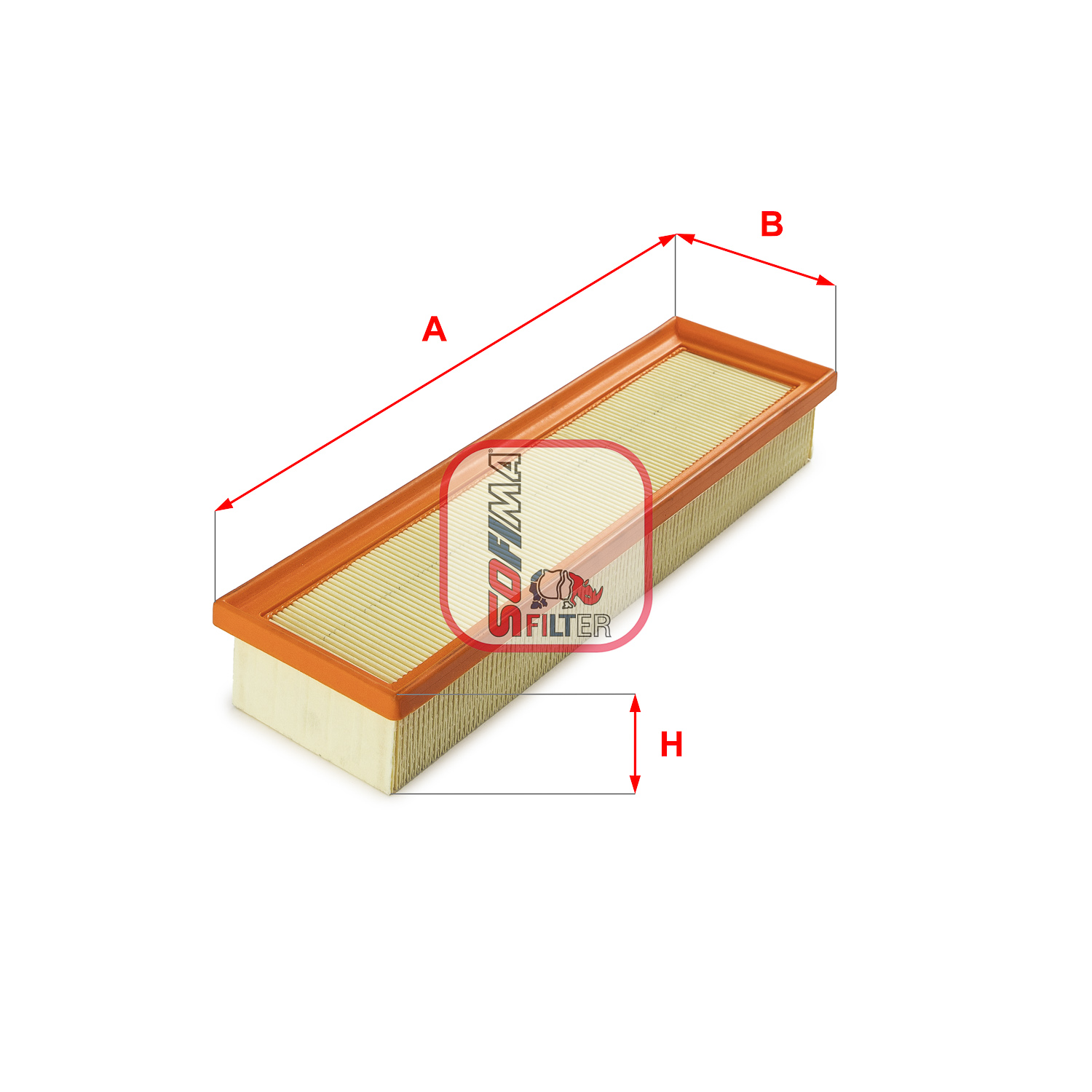 Повітряний фільтр   S 3A15 A   SOFIMA