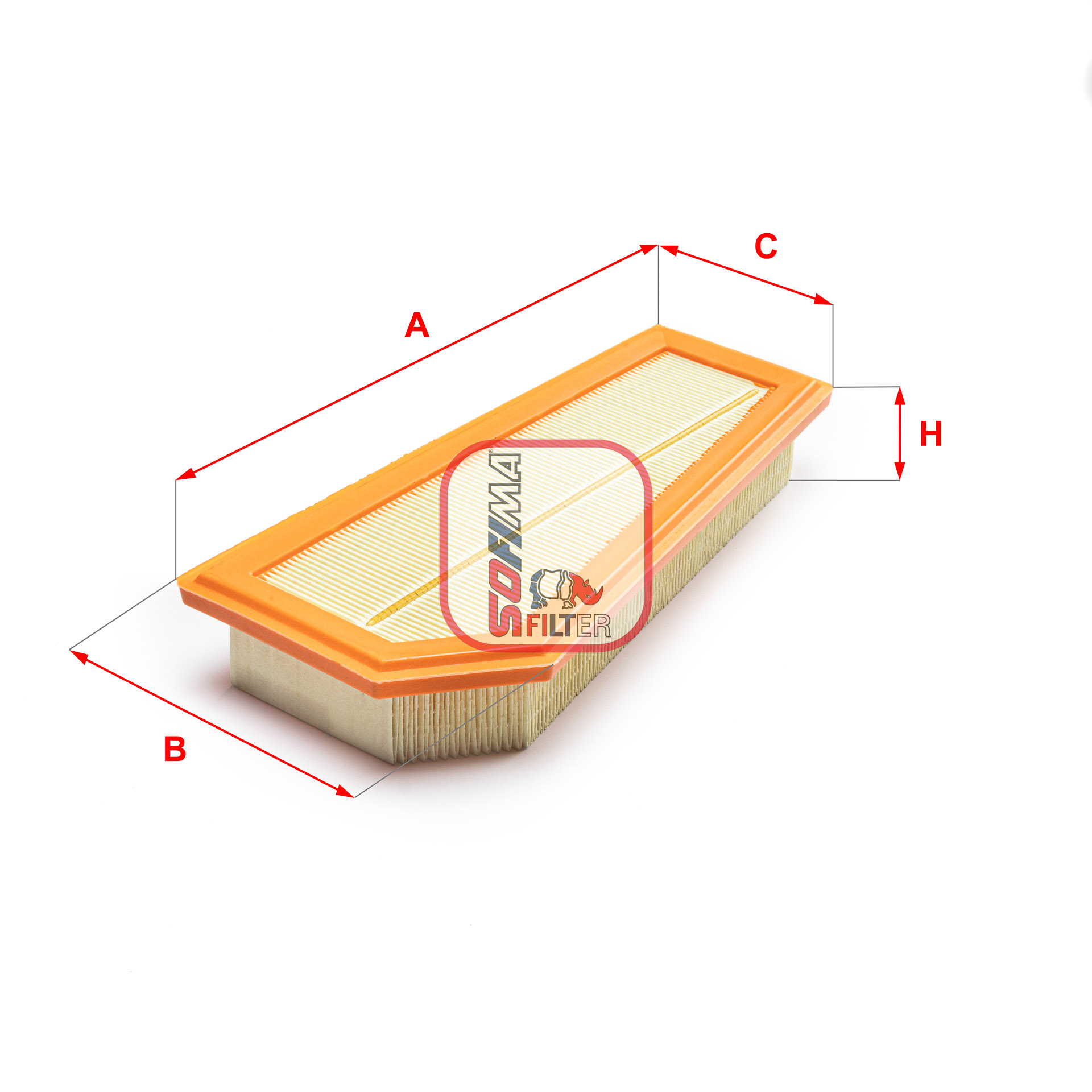 Воздушный фильтр   S 3A60 A   SOFIMA