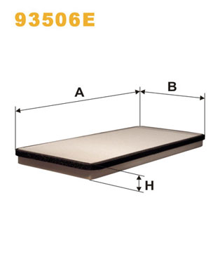 Фільтр, повітря у салоні   93506E   WIX FILTERS