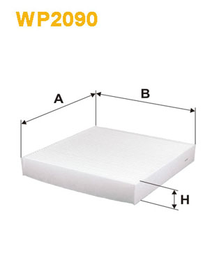 Фільтр, повітря у салоні   WP2090   WIX FILTERS