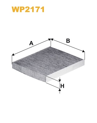 Фільтр, повітря у салоні   WP2171   WIX FILTERS