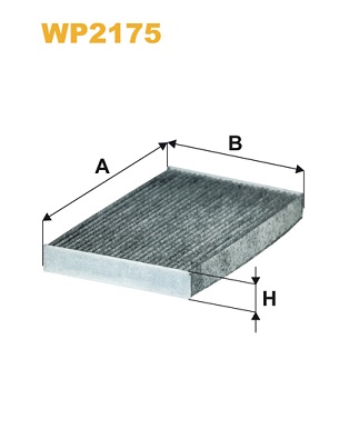 Фільтр, повітря у салоні   WP2175   WIX FILTERS