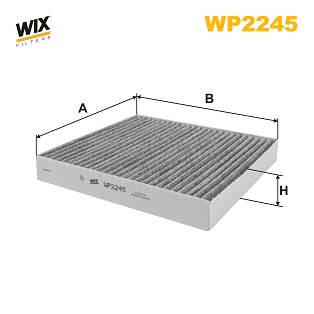 Фильтр, воздух во внутренном пространстве   WP2245   WIX FILTERS