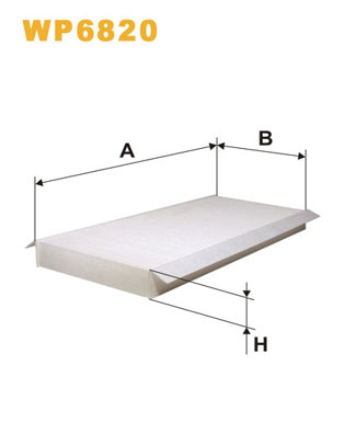 Фільтр, повітря у салоні   WP6820   WIX FILTERS