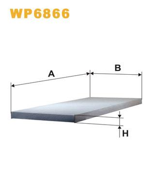 Фільтр, повітря у салоні   WP6866   WIX FILTERS