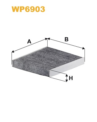 Фільтр, повітря у салоні   WP6903   WIX FILTERS