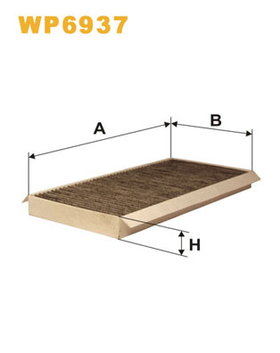 Фільтр, повітря у салоні   WP6937   WIX FILTERS