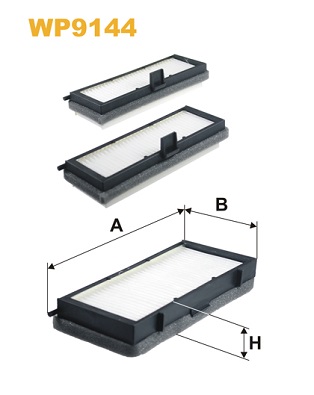 Фільтр, повітря у салоні   WP9144   WIX FILTERS