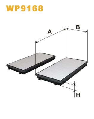 Фільтр, повітря у салоні   WP9168   WIX FILTERS