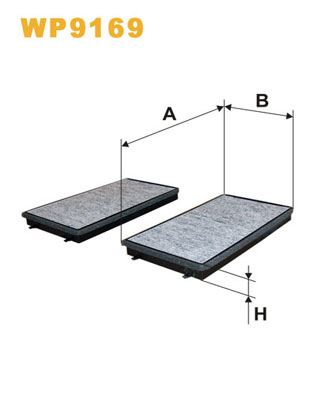 Фільтр, повітря у салоні   WP9169   WIX FILTERS