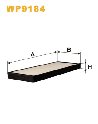 Фільтр, повітря у салоні   WP9184   WIX FILTERS