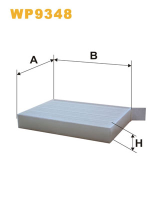 Фільтр, повітря у салоні   WP9348   WIX FILTERS