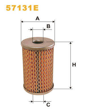 Гідравлічний фільтр, механізм рульового керування   57131E   WIX FILTERS