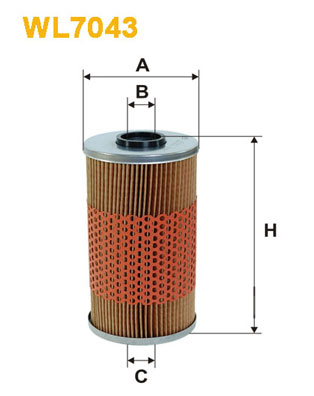 Оливний фільтр   WL7043   WIX FILTERS