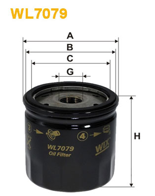 Оливний фільтр   WL7079   WIX FILTERS