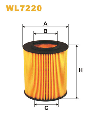 Оливний фільтр   WL7220   WIX FILTERS