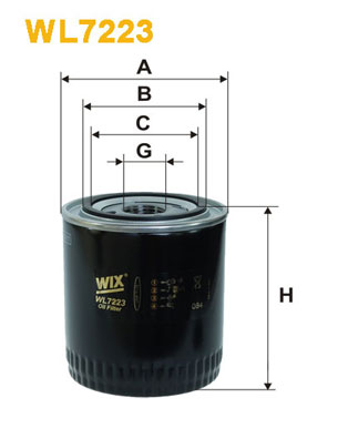 Оливний фільтр   WL7223   WIX FILTERS