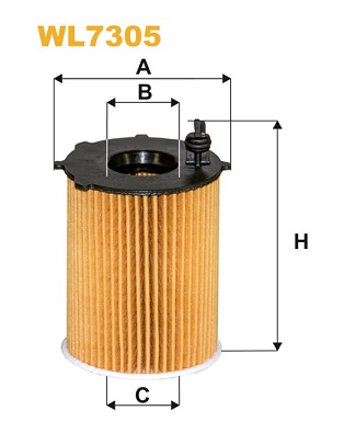 Оливний фільтр   WL7305   WIX FILTERS