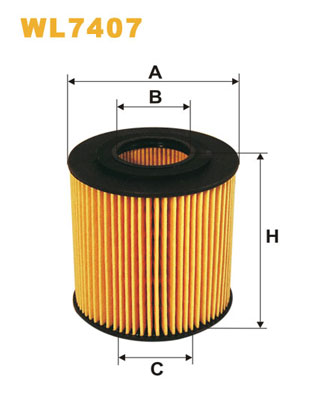 Оливний фільтр   WL7407   WIX FILTERS