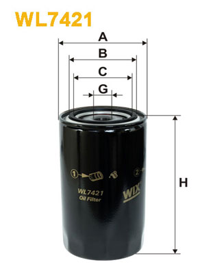 Масляный фильтр   WL7421   WIX FILTERS