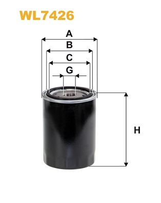 Оливний фільтр   WL7426   WIX FILTERS