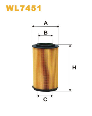 Оливний фільтр   WL7451   WIX FILTERS