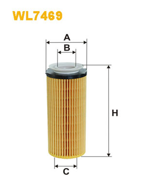 Оливний фільтр   WL7469   WIX FILTERS