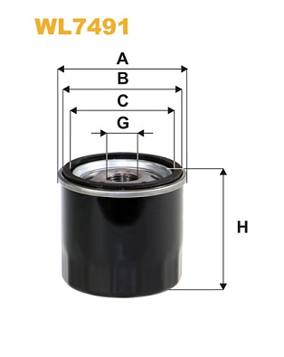 Оливний фільтр   WL7491   WIX FILTERS