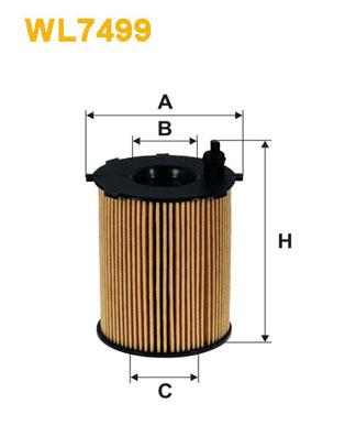 Оливний фільтр   WL7499   WIX FILTERS