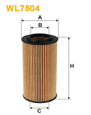 Оливний фільтр   WL7504   WIX FILTERS