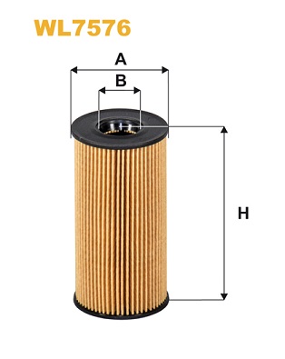 Оливний фільтр   WL7576   WIX FILTERS