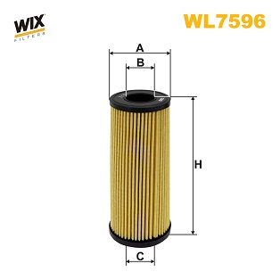 Оливний фільтр, WIX FILTERS WL7596 Оливний фільтр, WIX FILTERS WL7596