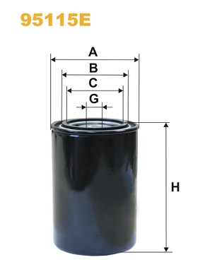 Топливный фильтр   95115E   WIX FILTERS