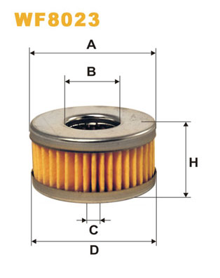 Топливный фильтр   WF8023   WIX FILTERS