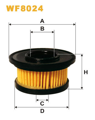 Топливный фильтр   WF8024   WIX FILTERS