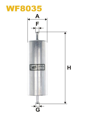 Топливный фильтр   WF8035   WIX FILTERS