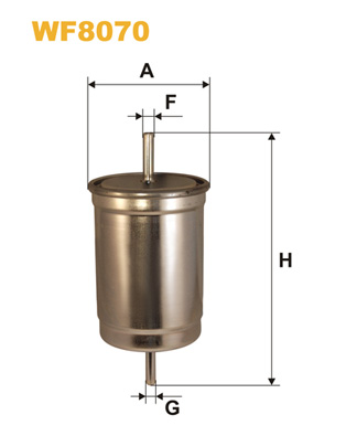 Фільтр палива   WF8070   WIX FILTERS