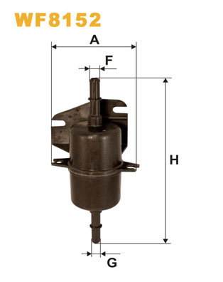 Фільтр палива   WF8152   WIX FILTERS