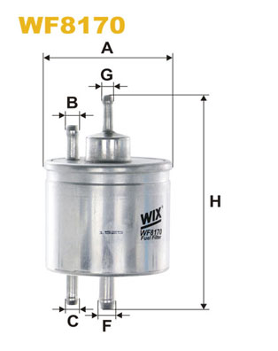 Топливный фильтр   WF8170   WIX FILTERS