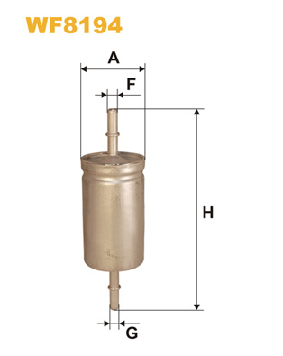 Топливный фильтр   WF8194   WIX FILTERS