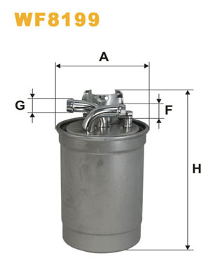 Топливный фильтр   WF8199   WIX FILTERS