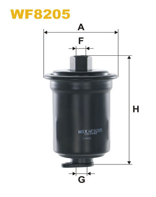 Фільтр палива   WF8205   WIX FILTERS